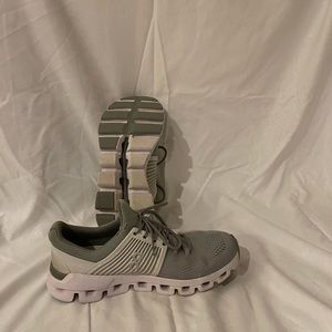 OnCloud tennis shoes.